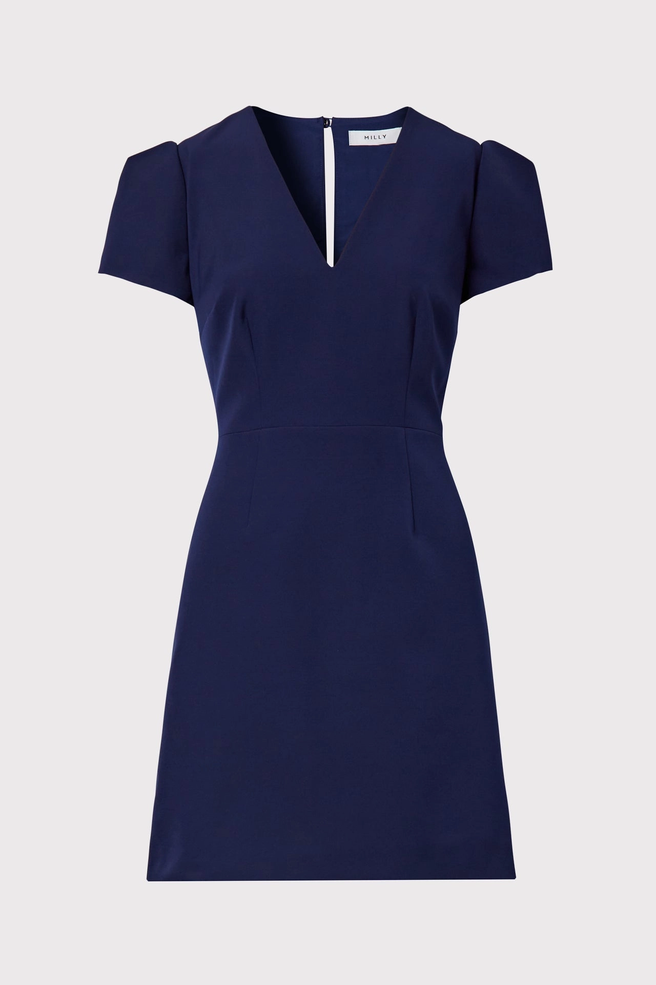 Polished Cut Floor-Length Cady Atalie Dress
