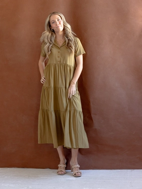 Autumn Maxi Dress Casual Fit Fit for All Seasons