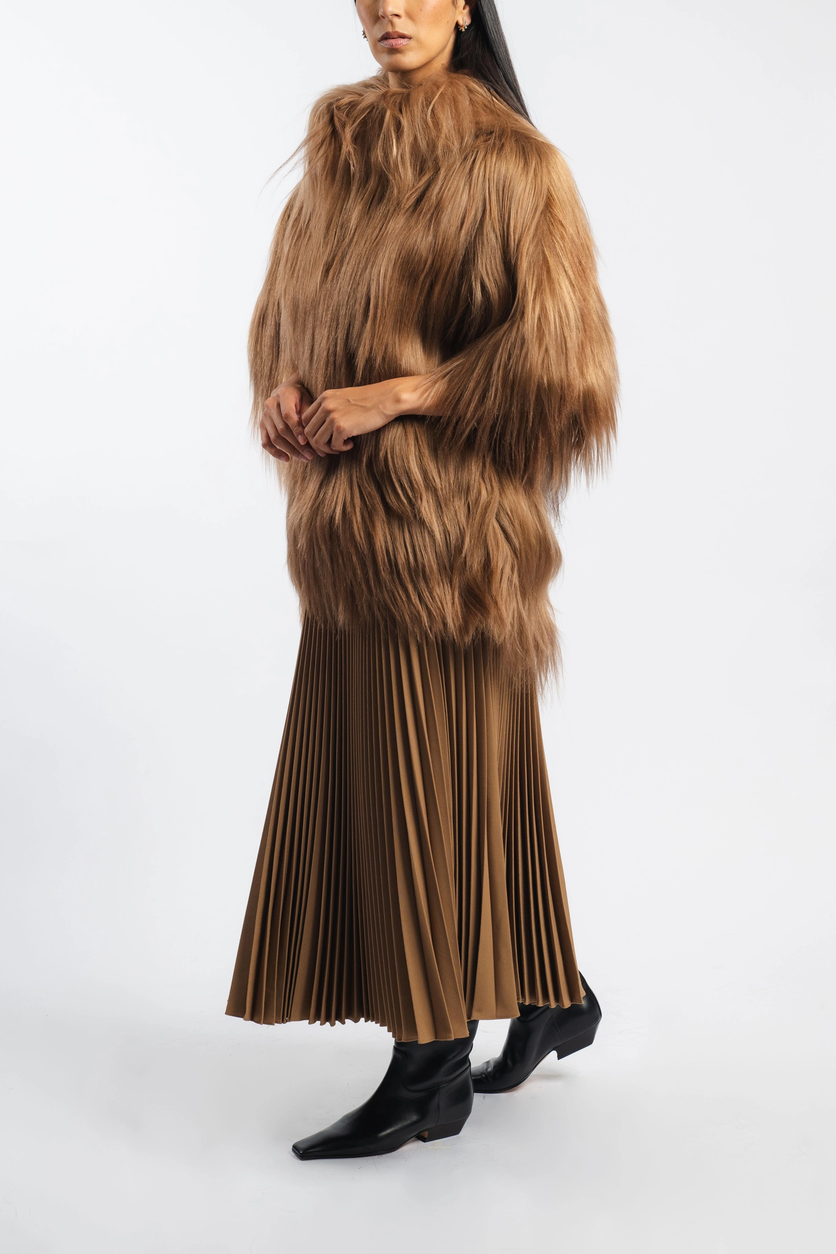 Minimal Vibe Pleated Skirt