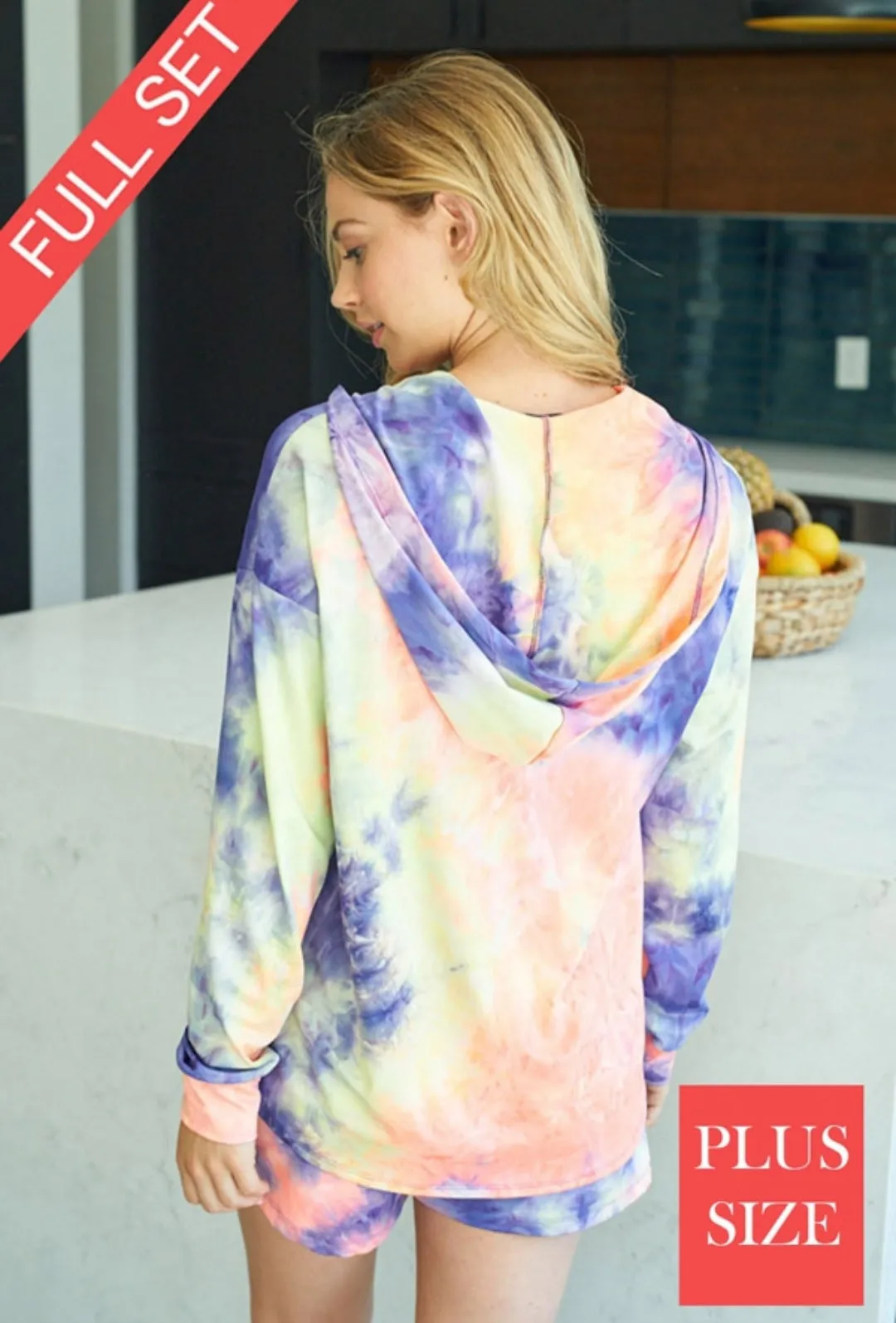 Plus Size Tye Dye Super Soft Set