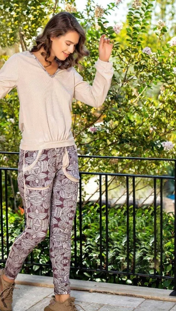 Plush winter pajamas