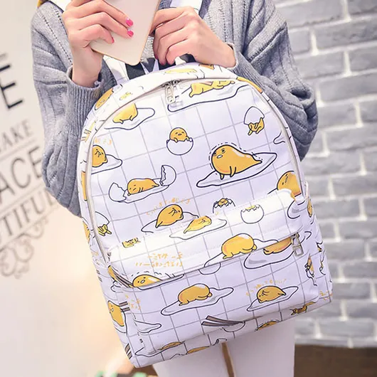 Poached Eggs Printing Backpack AD0296