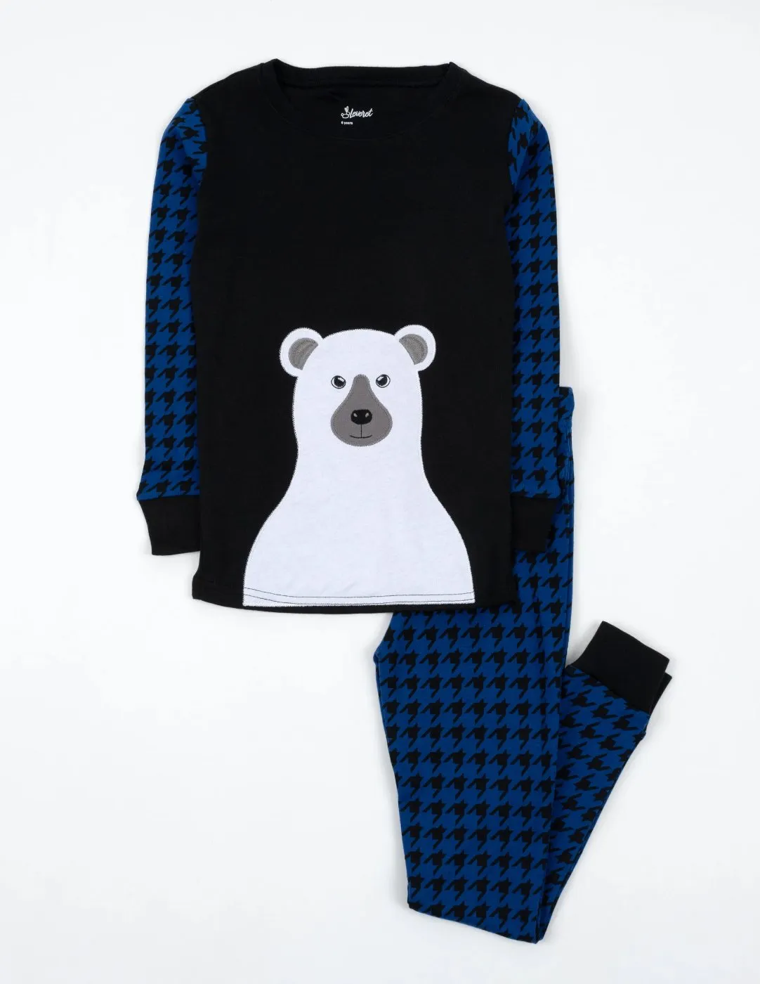 Polar Bear Houndstooth Pajamas
