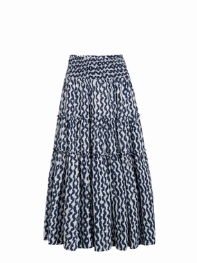 Charlie Skirt In Elysia Waves Glamorous Appeal Fast fashion
