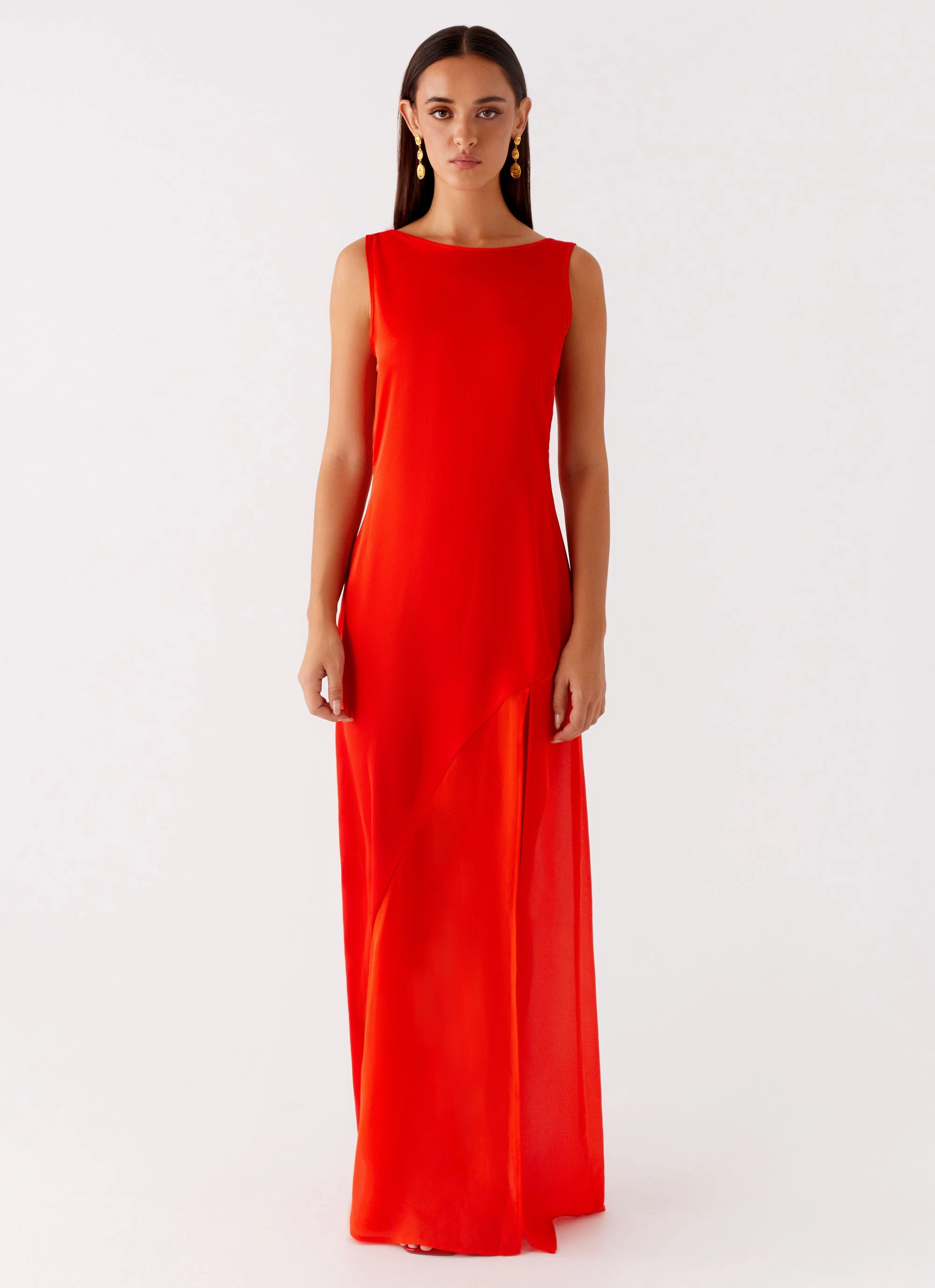Inner lining Easy Mood Ramiro Maxi Dress - Red