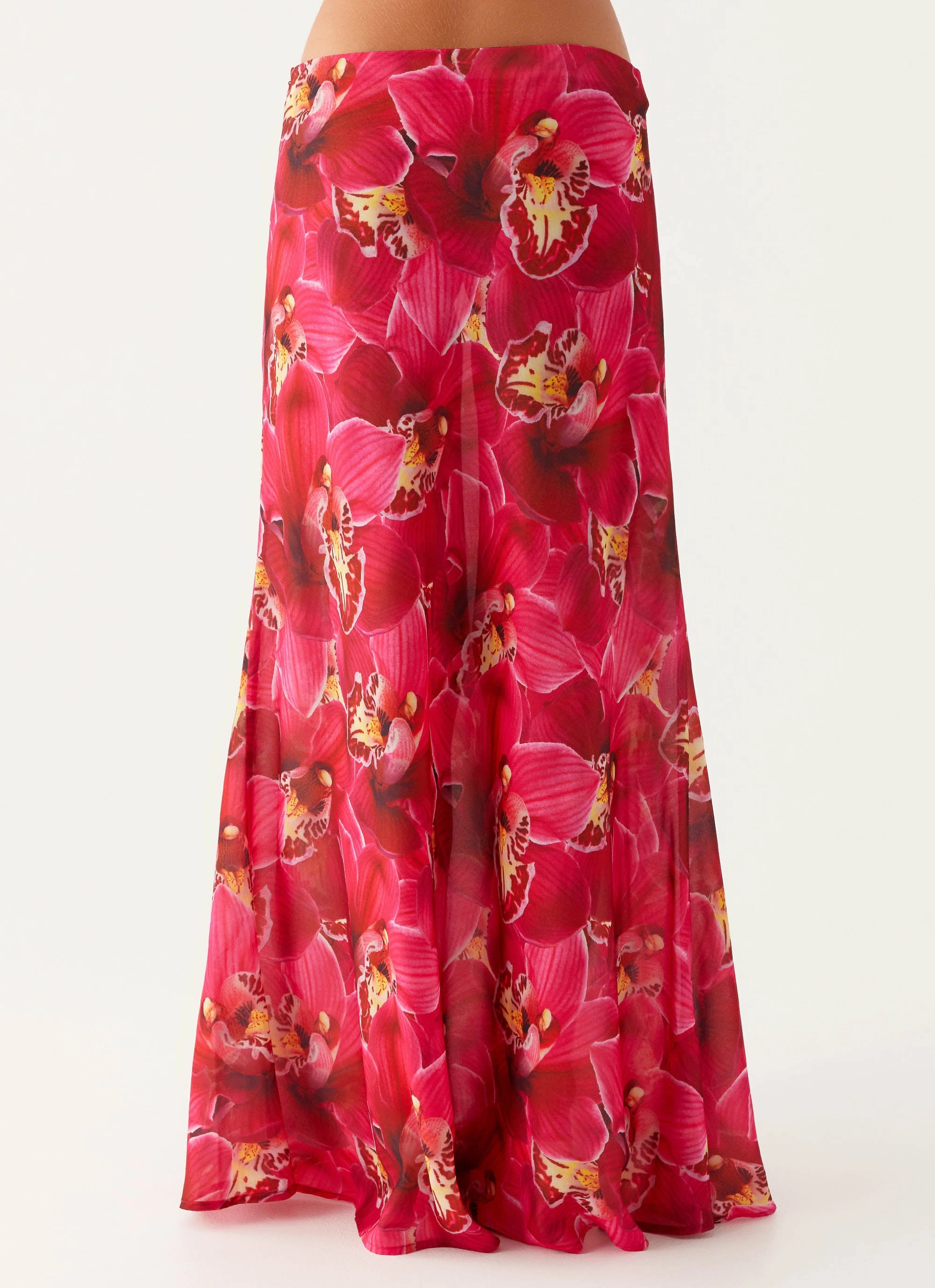 Ashley Maxi Skirt - Orchid Pink Wrinkle Resistant
