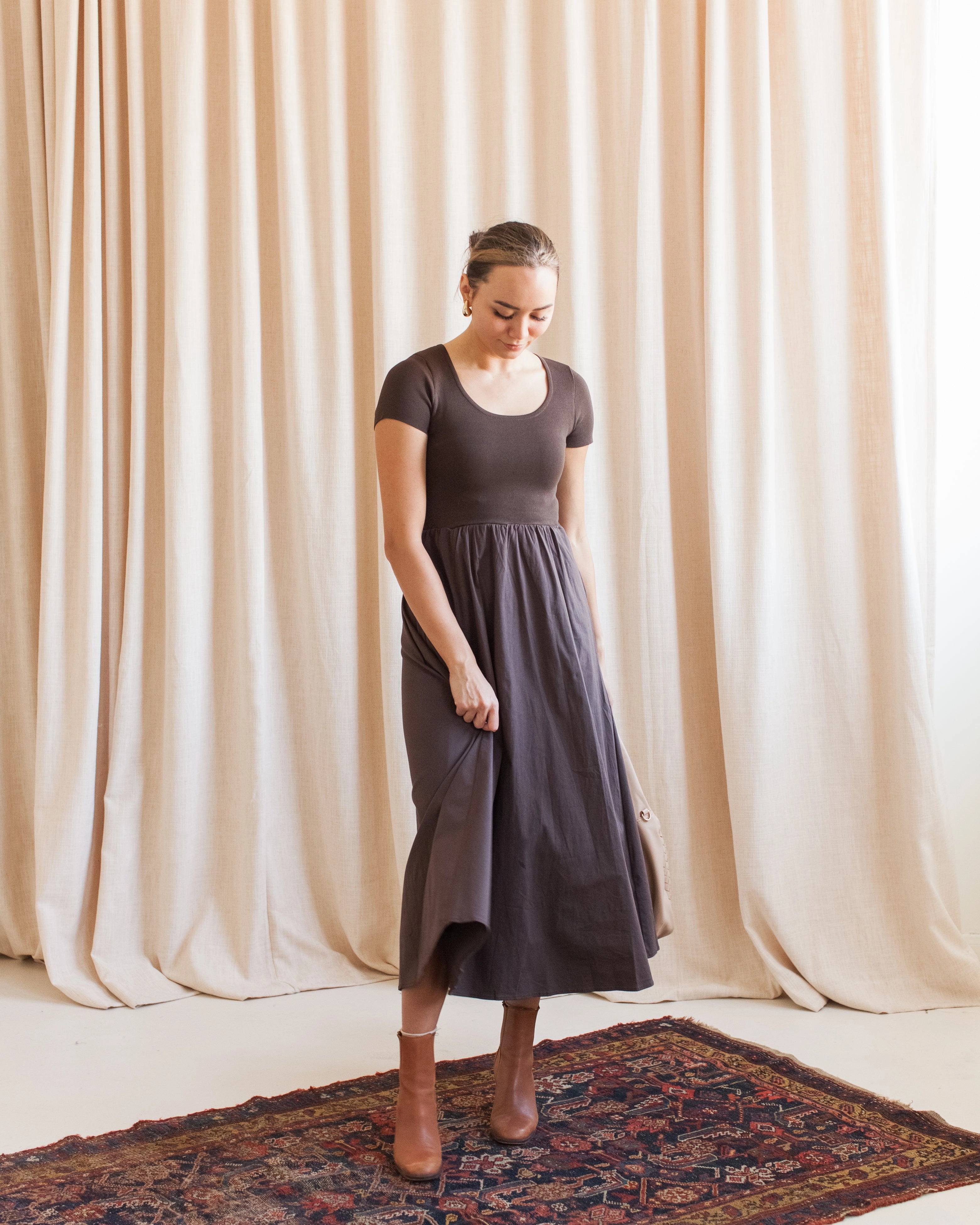 Sasha Dress - Brown Bold Fashion