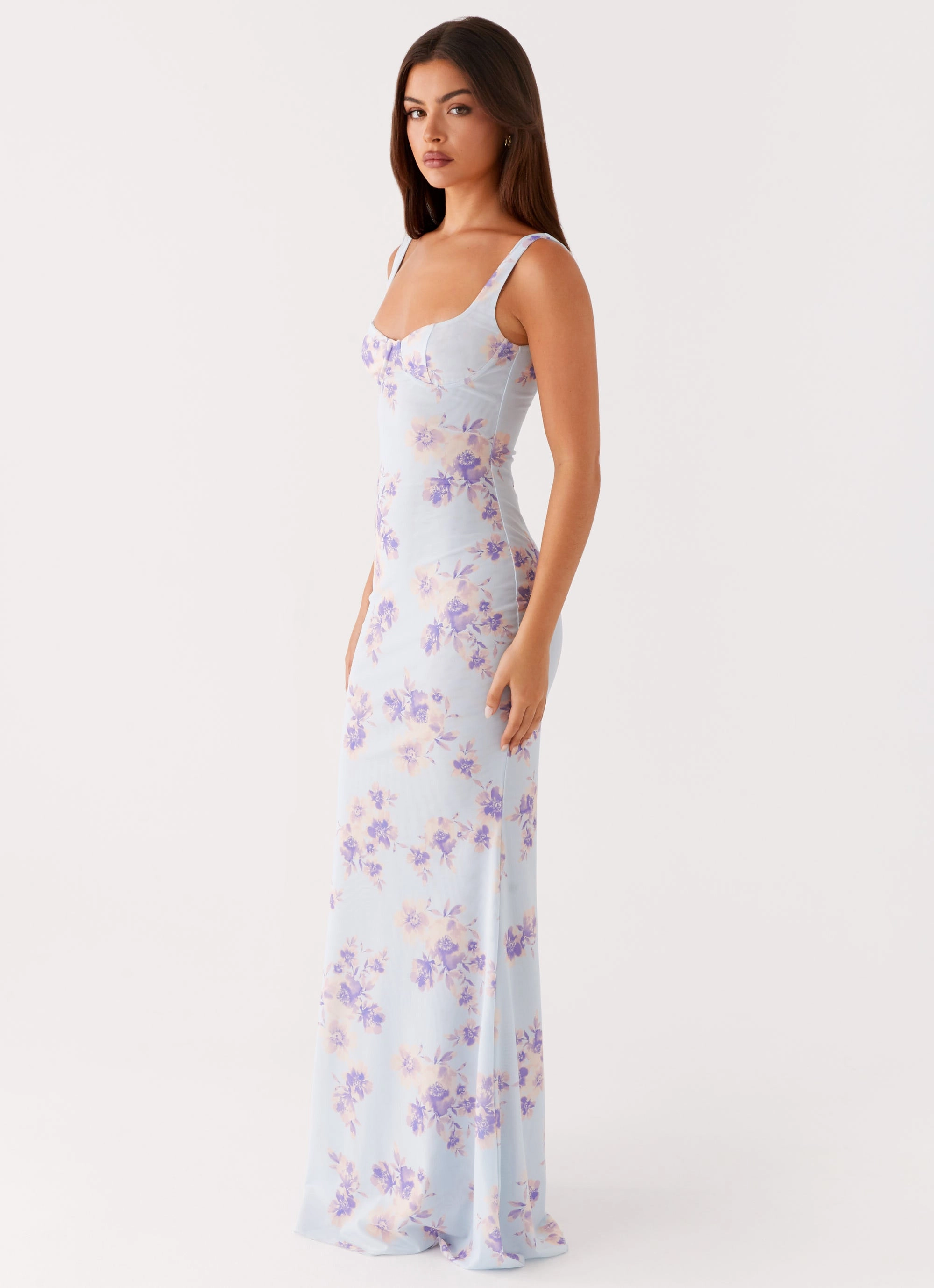 Charity Maxi Dress - Print Walkable Flow Elegant Waistband