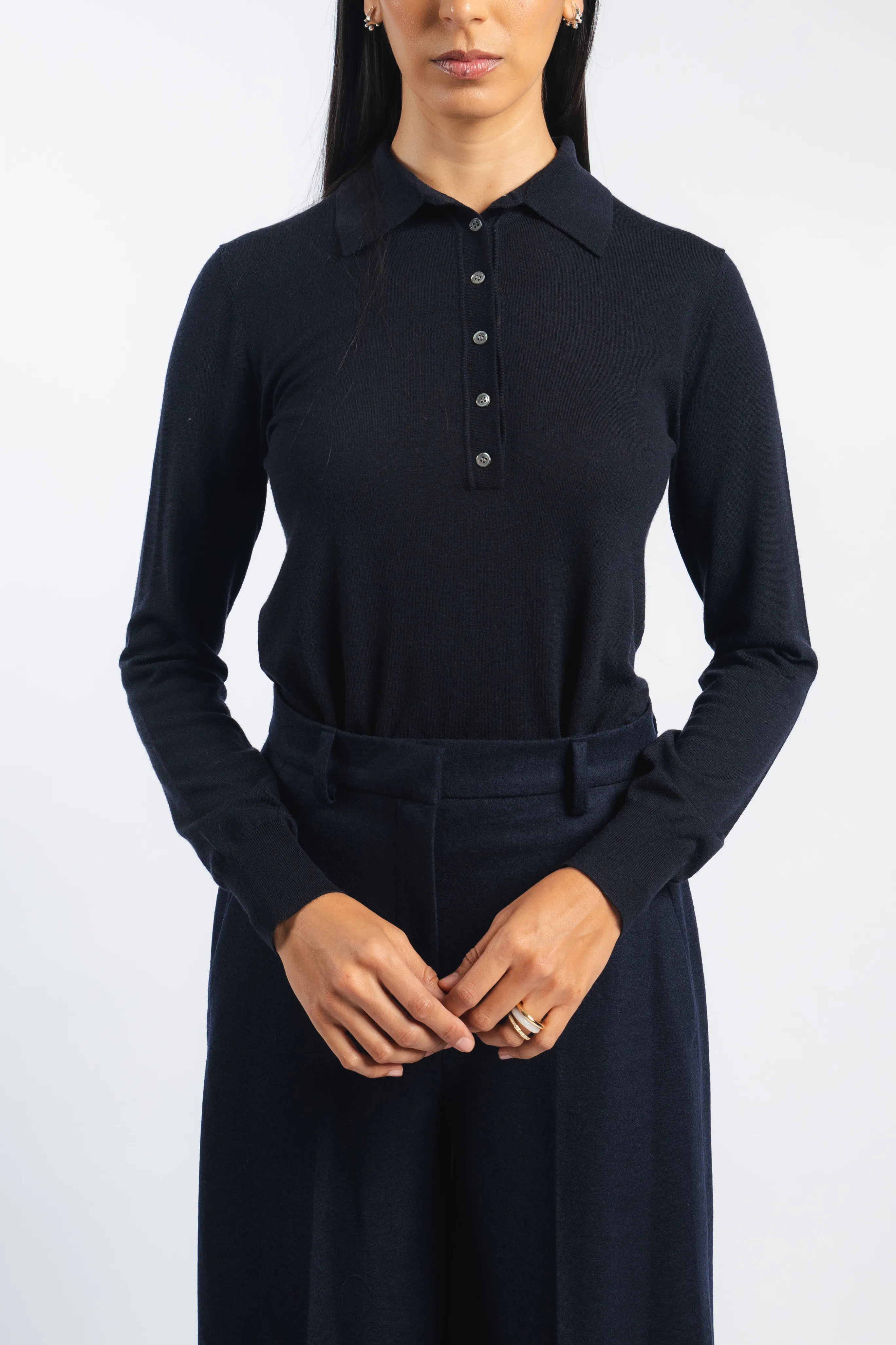 Temperature Control Technology StainResistantFinish Polo Pullover Top