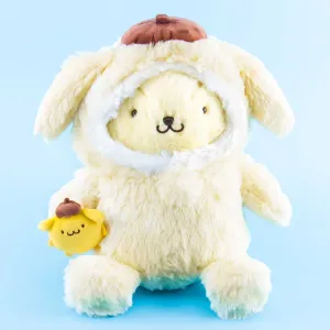 Pompompurin Fluffy Hood Plushie - Medium