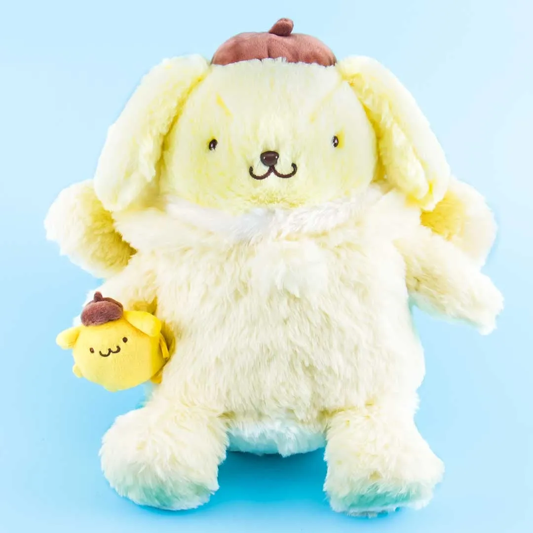Pompompurin Fluffy Hood Plushie - Medium