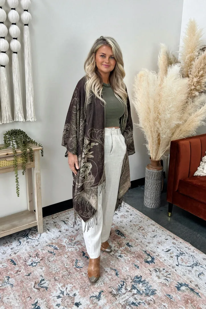 Pondicherry Woven Kimono Fashion Statement
