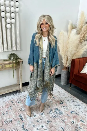 Pondicherry Woven Kimono Cozy Wear