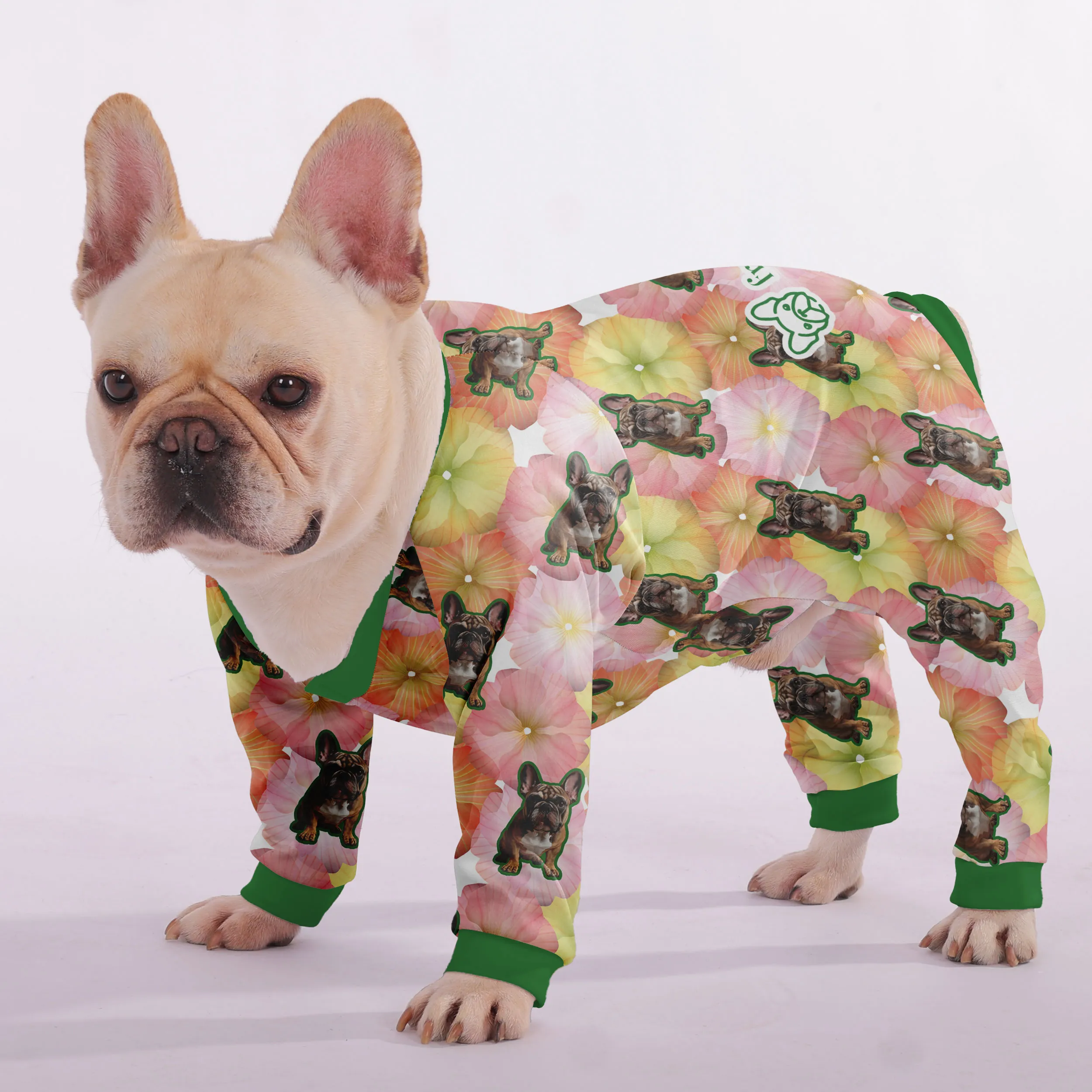 Poppy - Personalized French Bulldog Pajamas with Your Frenchie’s Picture – Ultra-Soft, Cozy, and Uniquely Stylish
