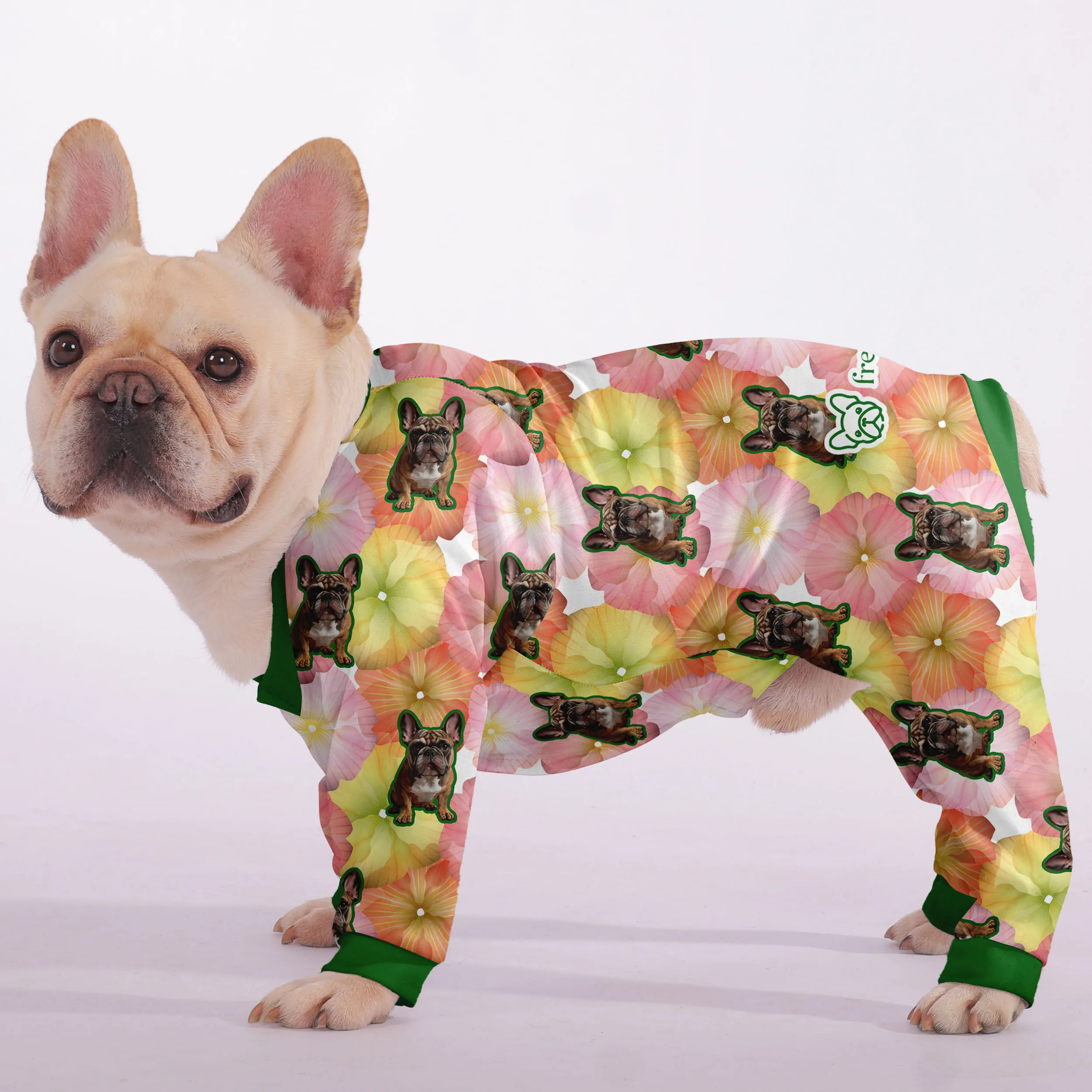 Poppy - Personalized French Bulldog Pajamas with Your Frenchie’s Picture – Ultra-Soft, Cozy, and Uniquely Stylish