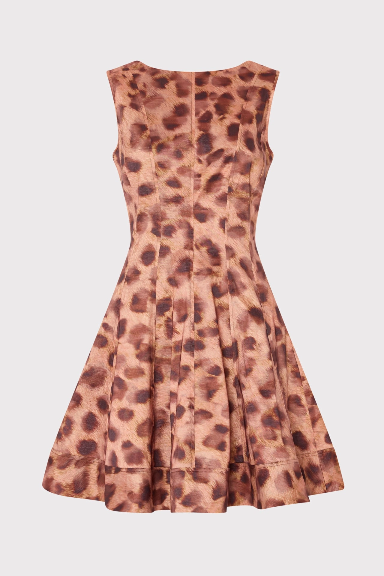 Poppy Leopard Print Taffeta Mini Dress Night Appeal