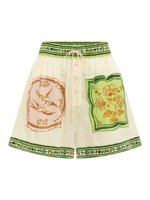Porcelain Silk Short (Cream)