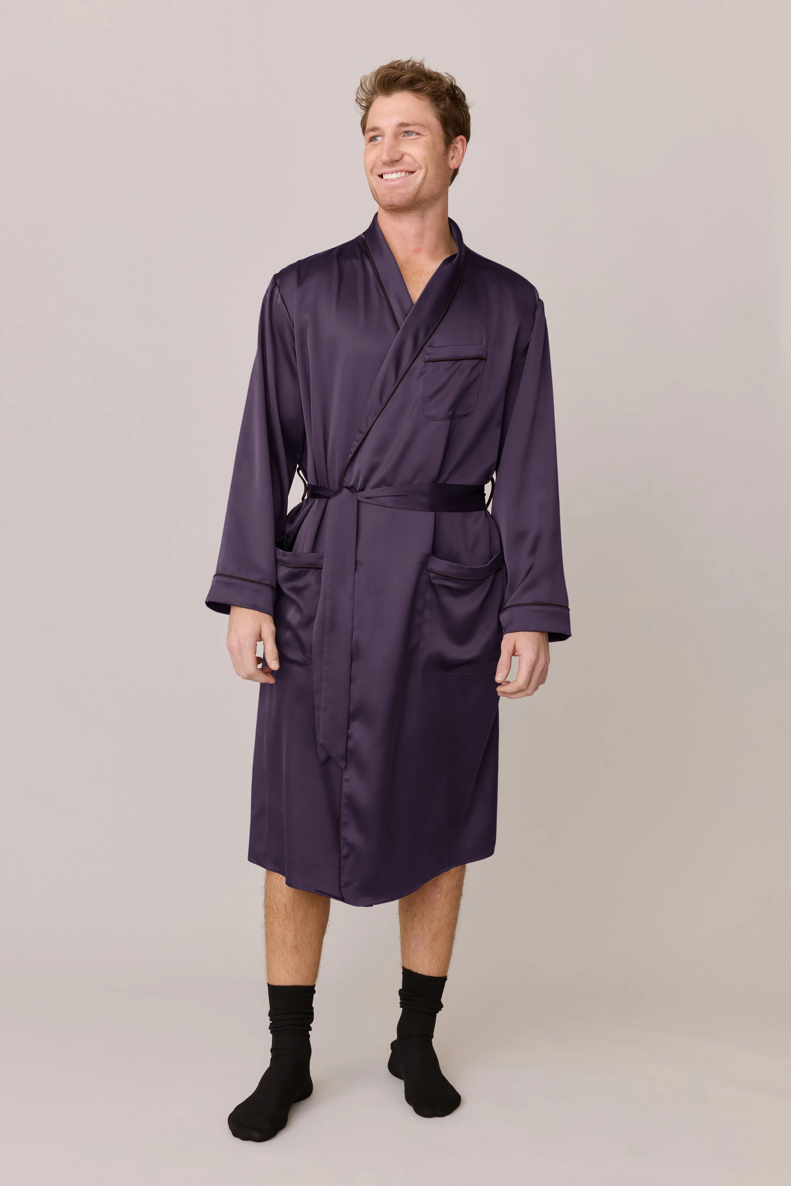 Pre-Game Satin Robe | Made To Order