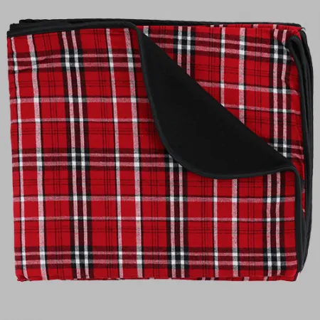 PREMIUM FLANNEL BLANKET- Red & Black