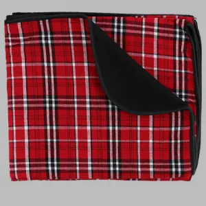 PREMIUM FLANNEL BLANKET- Red & Black