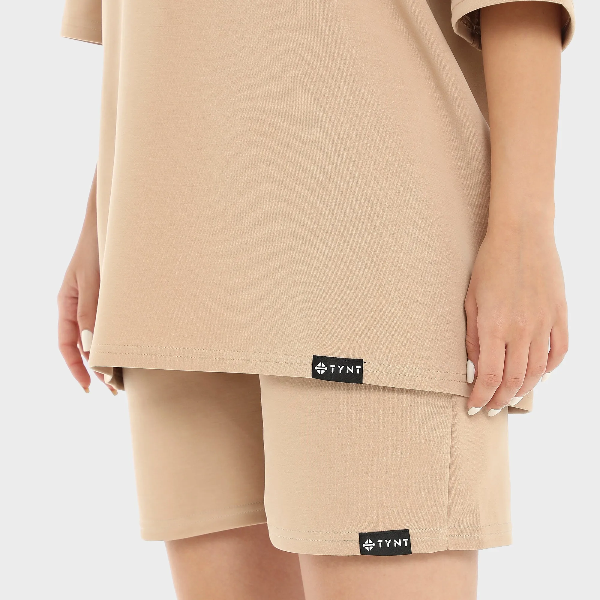 Premium Oversized T-shirt For Women - Beige