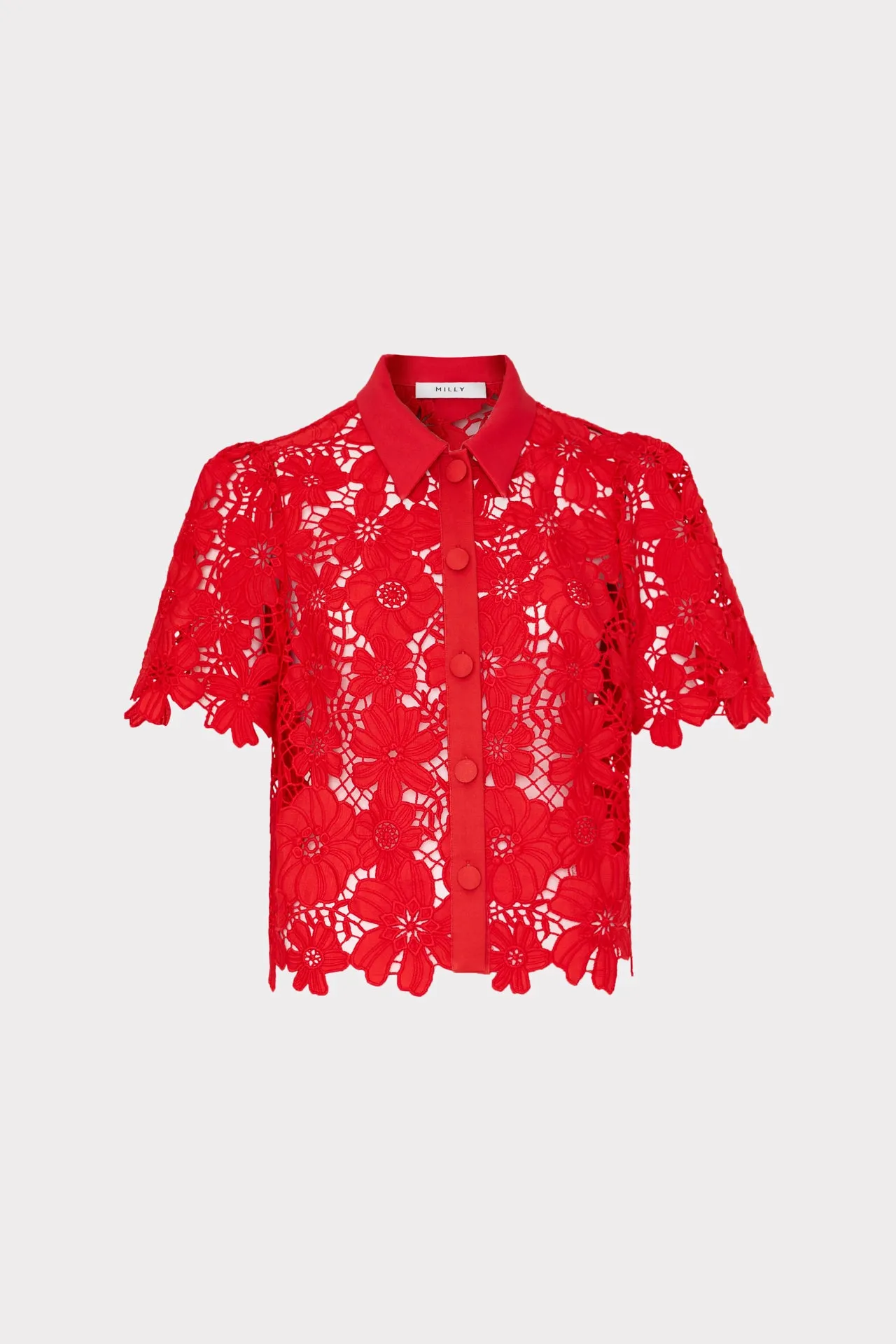 AdvancedAirflowChannels Self Fabric Tie Closure Addison Roja Lace Top