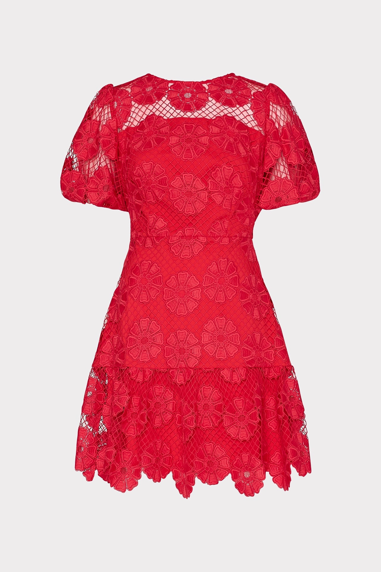 Romantic-Detail Fresh Flow Yasmin Daisy Lace Dress