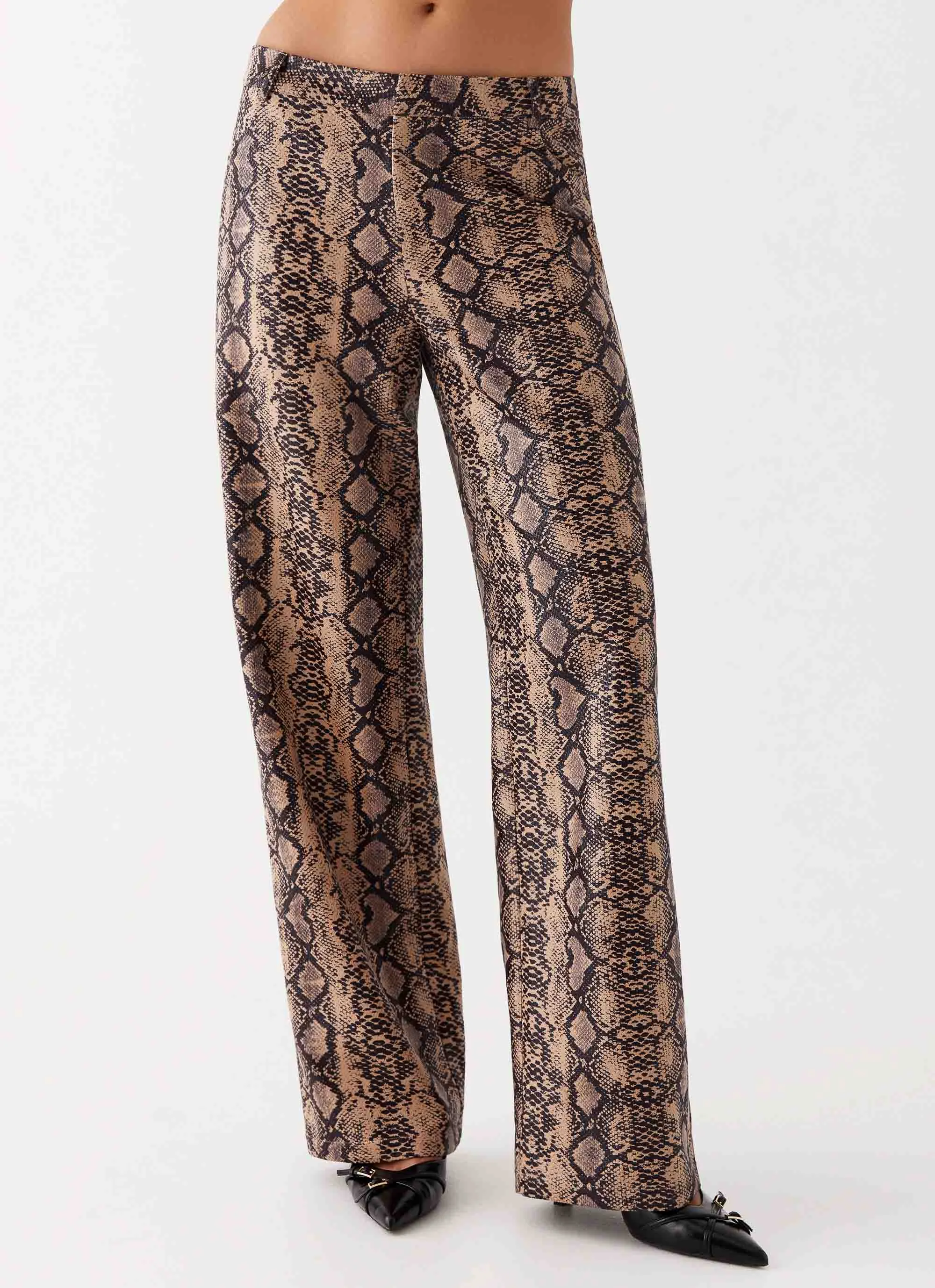 Presley Slim Fit Pants - Snake Sweat Wicking Liner Fashion Staple