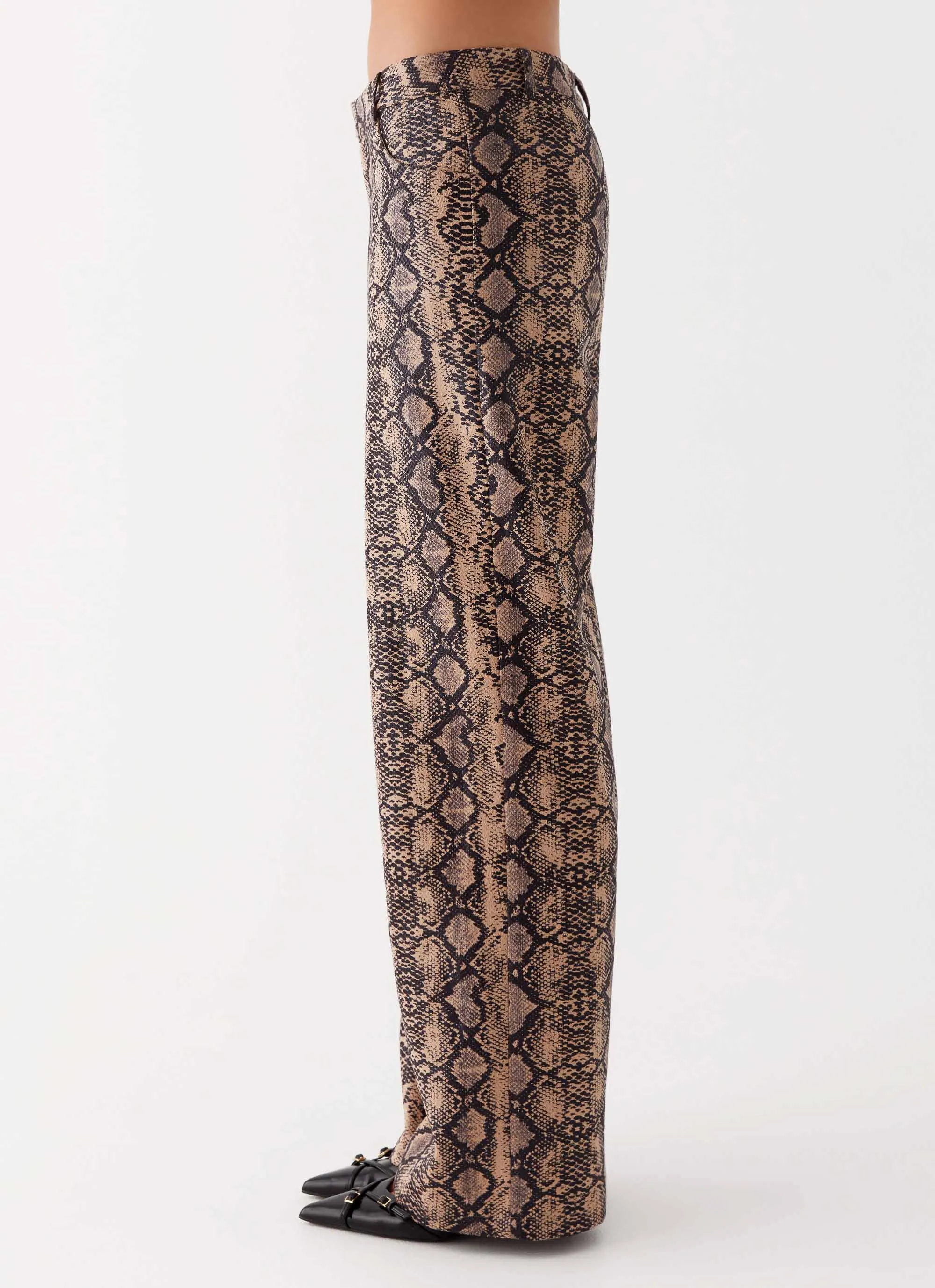 Outdoor Friendly Presley Slim Fit Pants - Snake