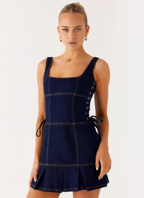 Preston Mini Dress - Indigo Perfect Wearable