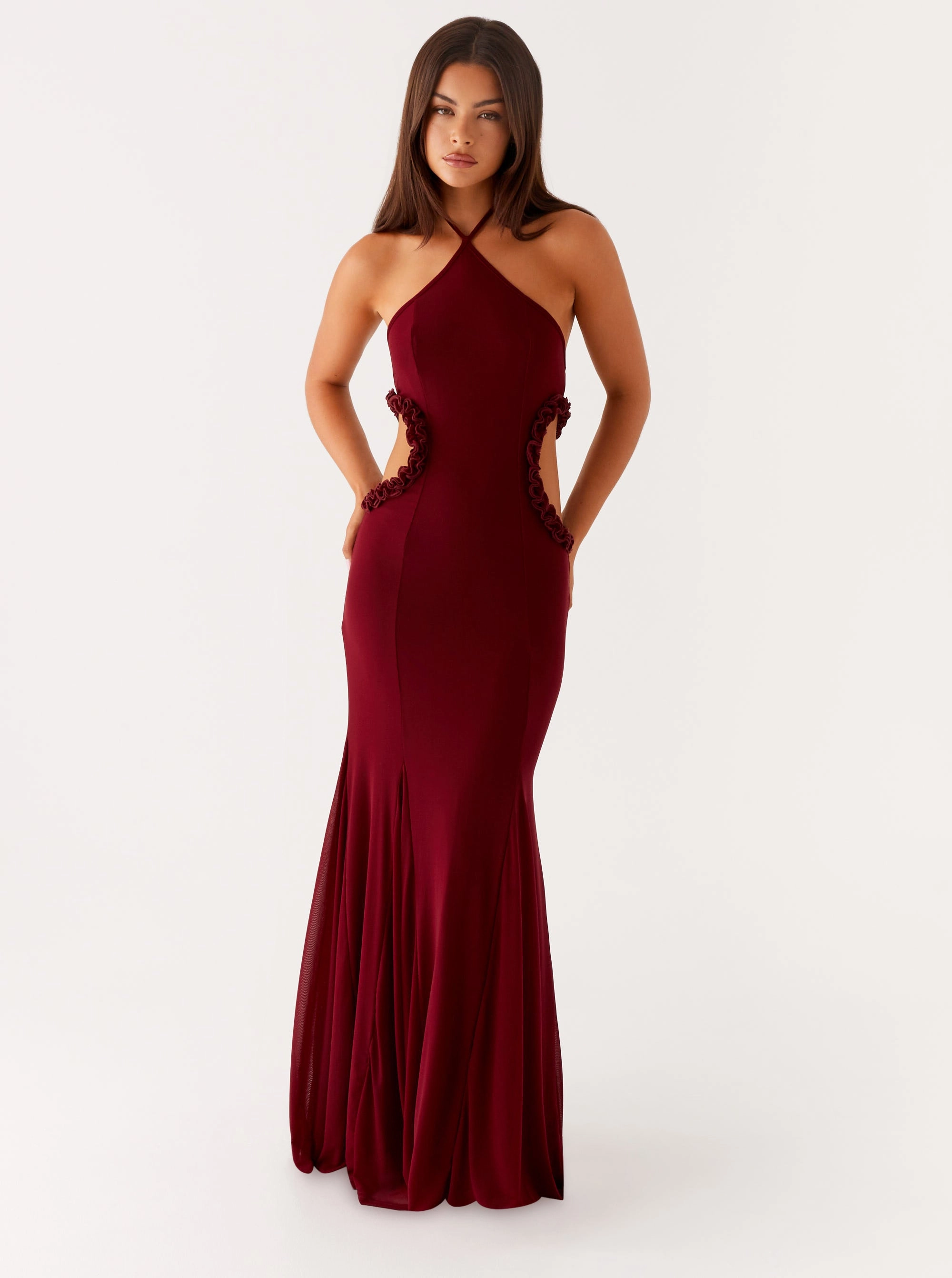 All Timewear Jemima Maxi Dress - Raspberry Wine