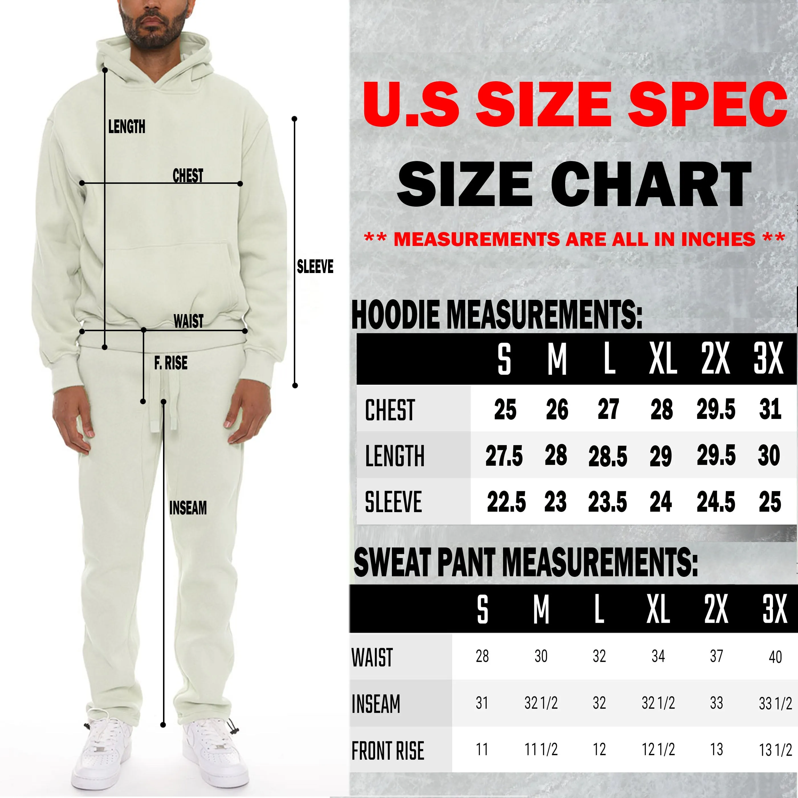 Pro Comfort Frost Hoodie Set