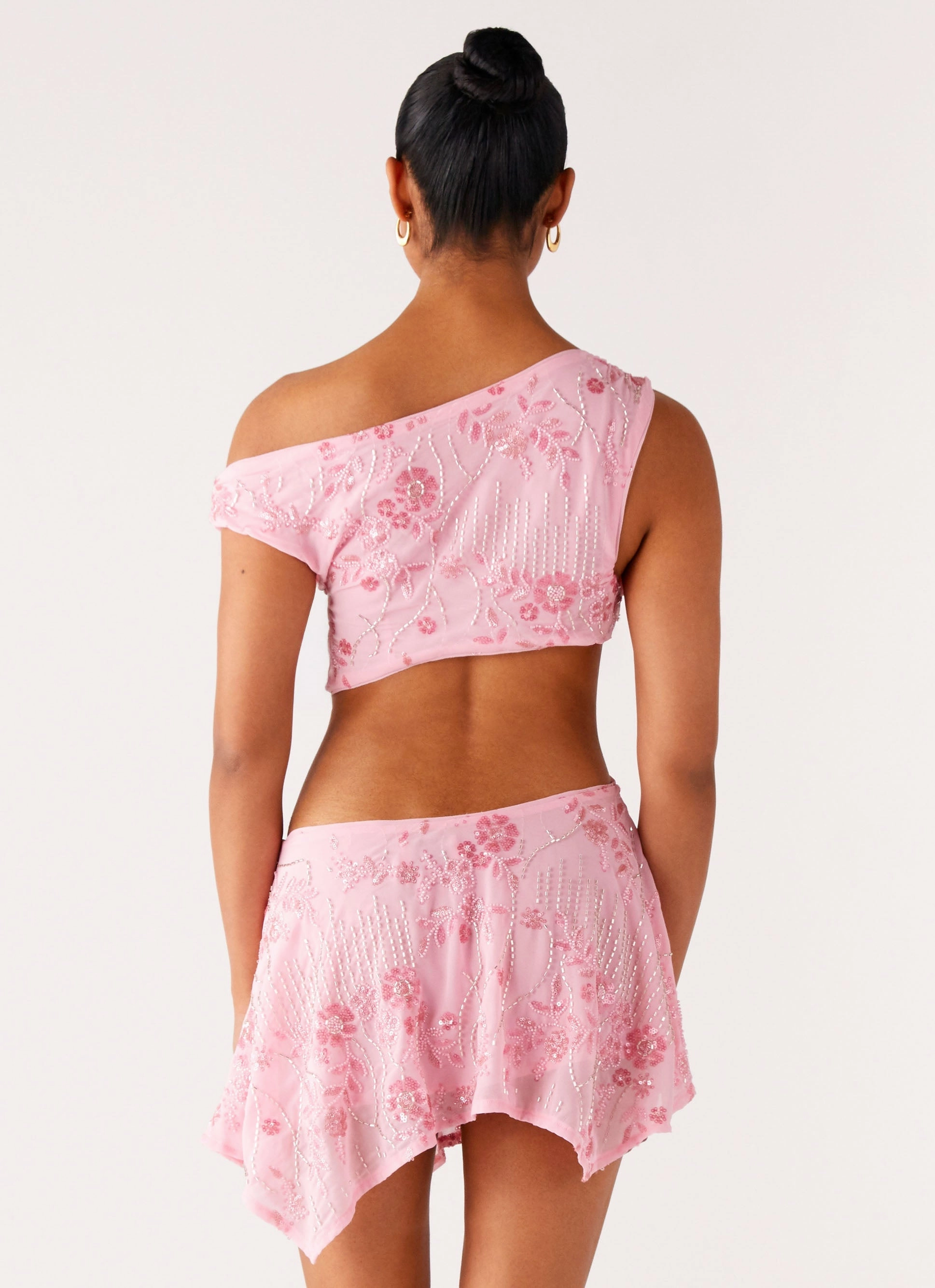 Brunch Tone Aletta Sequin Mini Dress - Pink