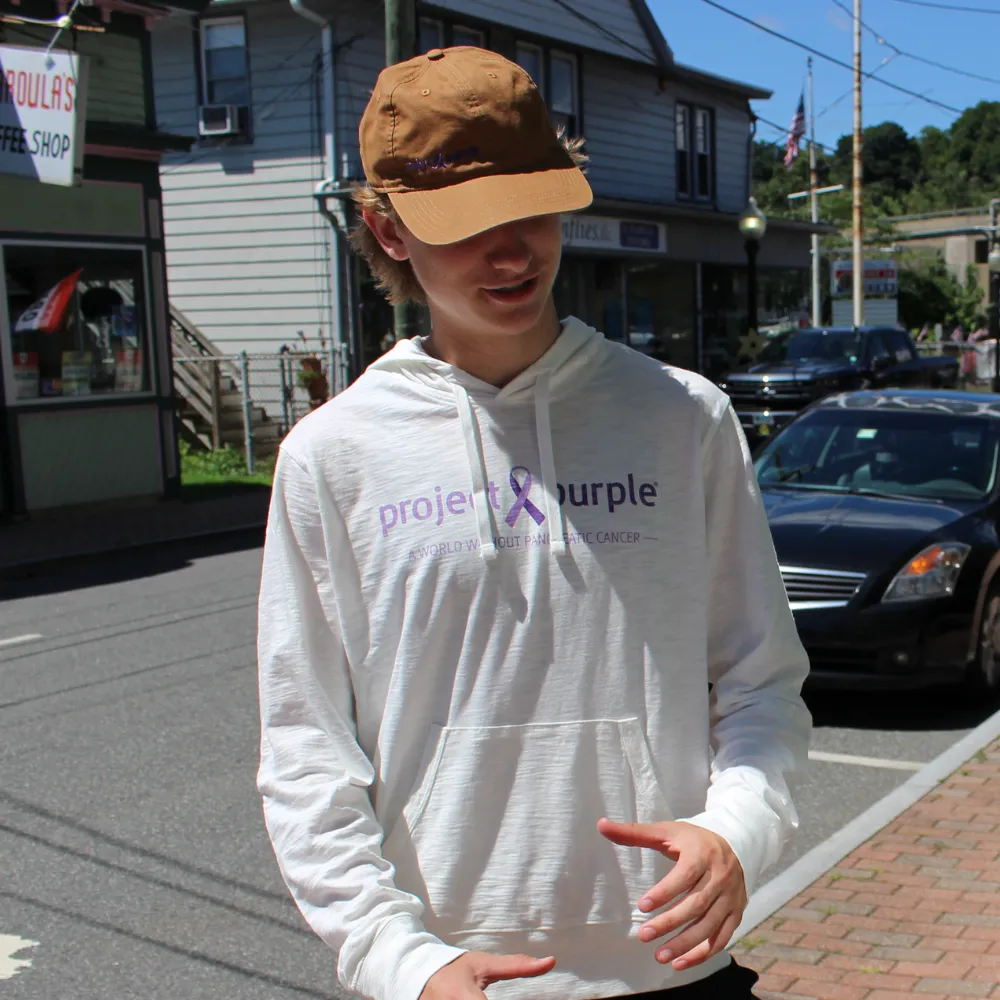 Project Purple x Standard Rec Long Sleeve Tee with Hood