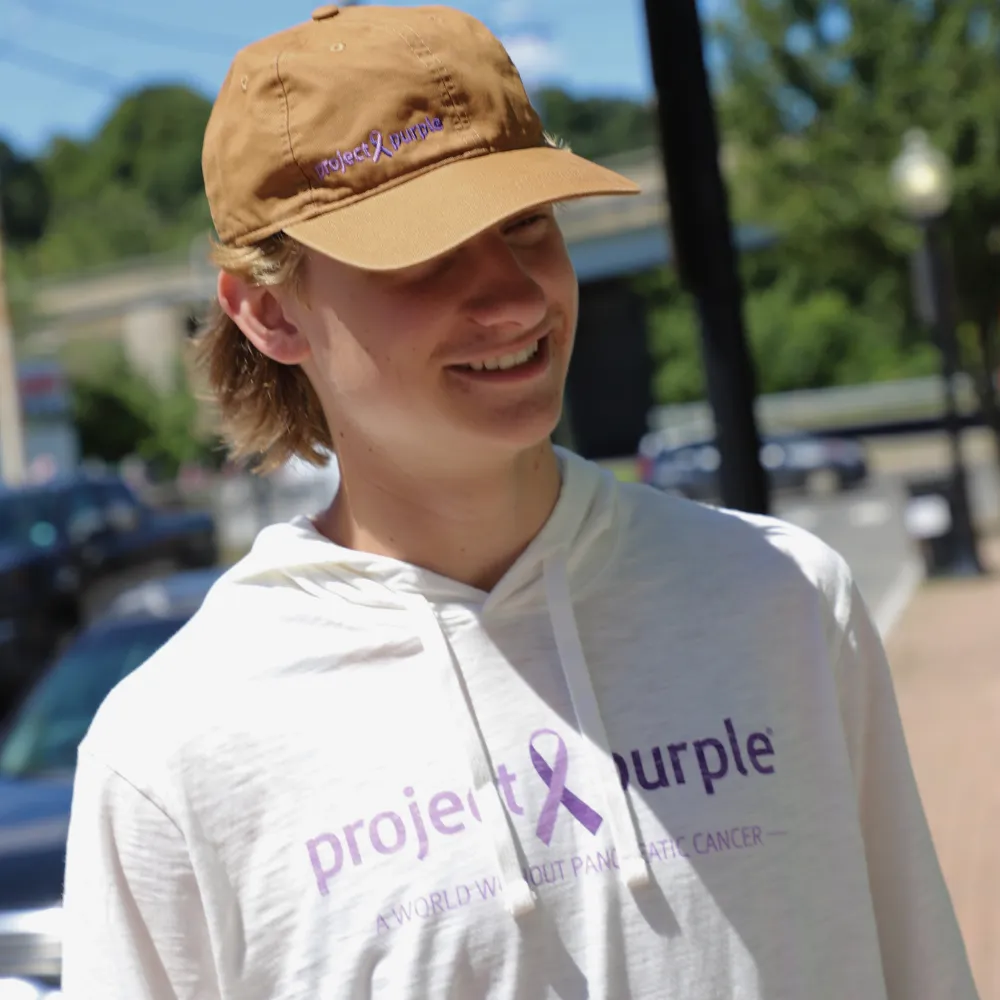 Project Purple x Standard Rec Long Sleeve Tee with Hood