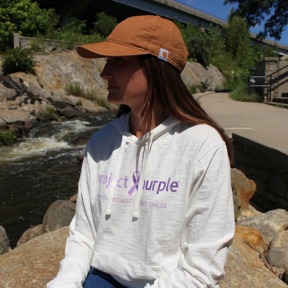 Project Purple x Standard Rec Long Sleeve Tee with Hood