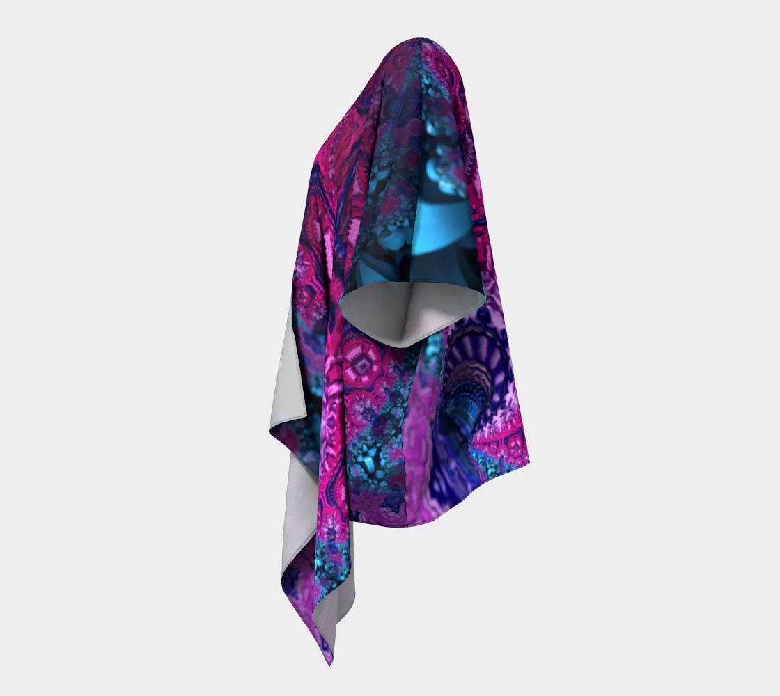 PSYBOX PURPLE DRAPED KIMONO | FRACTUALLY