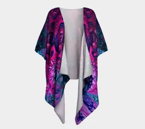 PSYBOX PURPLE DRAPED KIMONO | FRACTUALLY