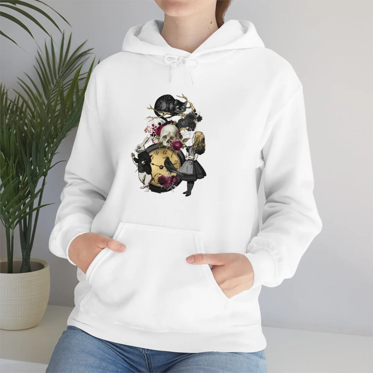 Pullover Hoodies-Alice in Wonderland Gifts 101 Goth Series, Gift Idea