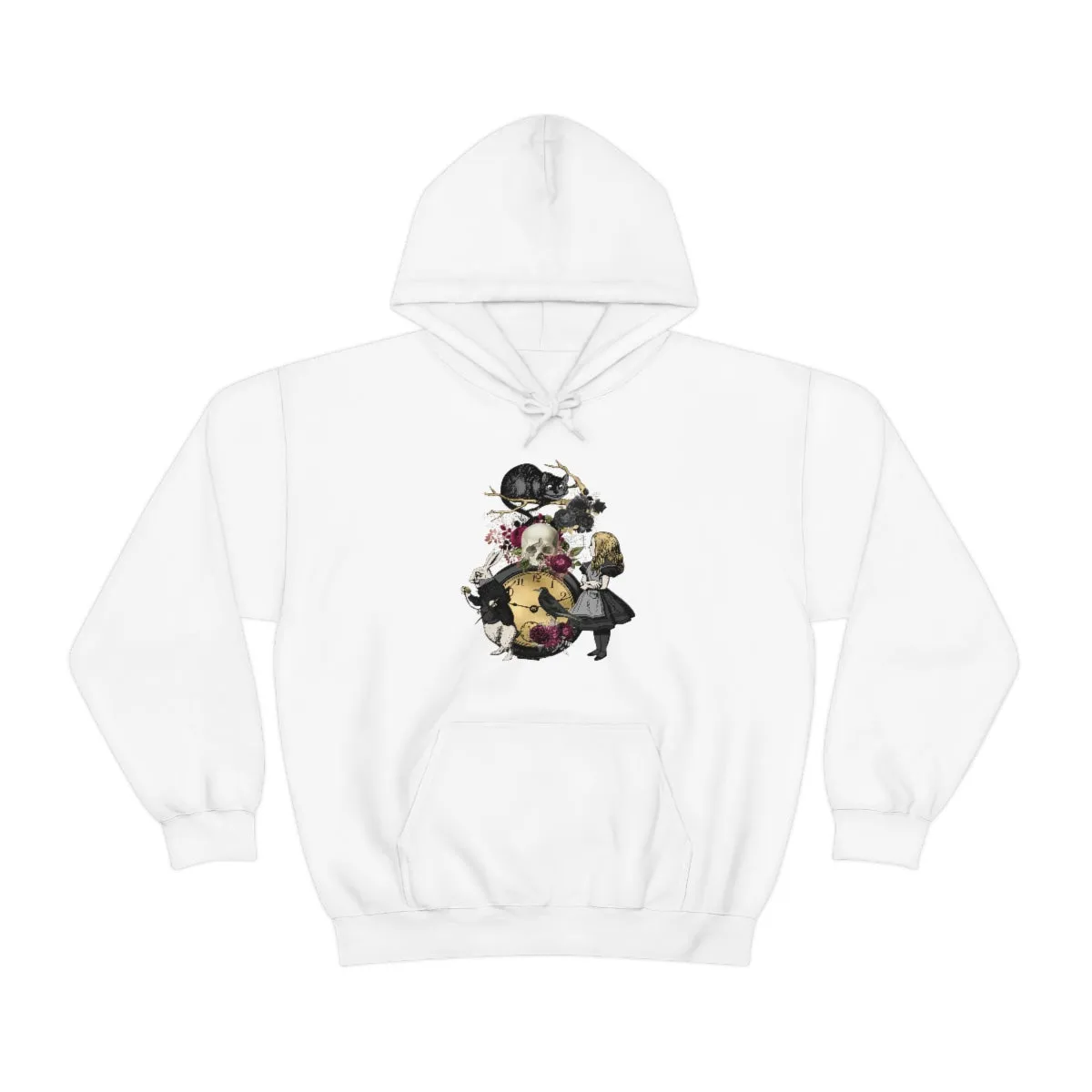 Pullover Hoodies-Alice in Wonderland Gifts 101 Goth Series, Gift Idea