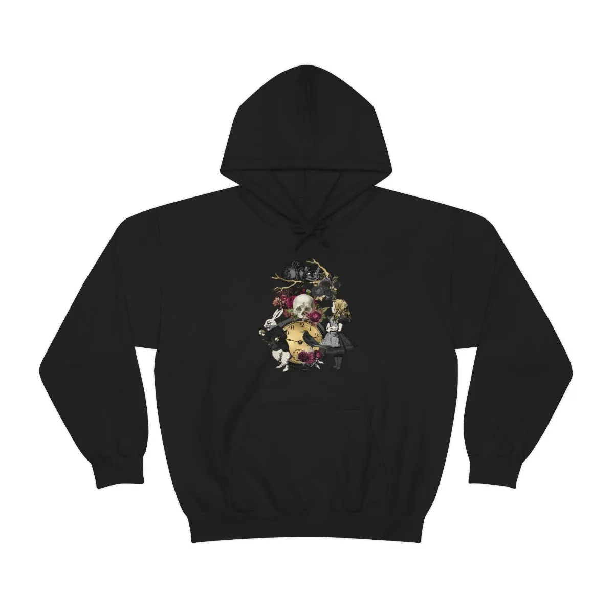 Pullover Hoodies-Alice in Wonderland Gifts 101 Goth Series, Gift Idea