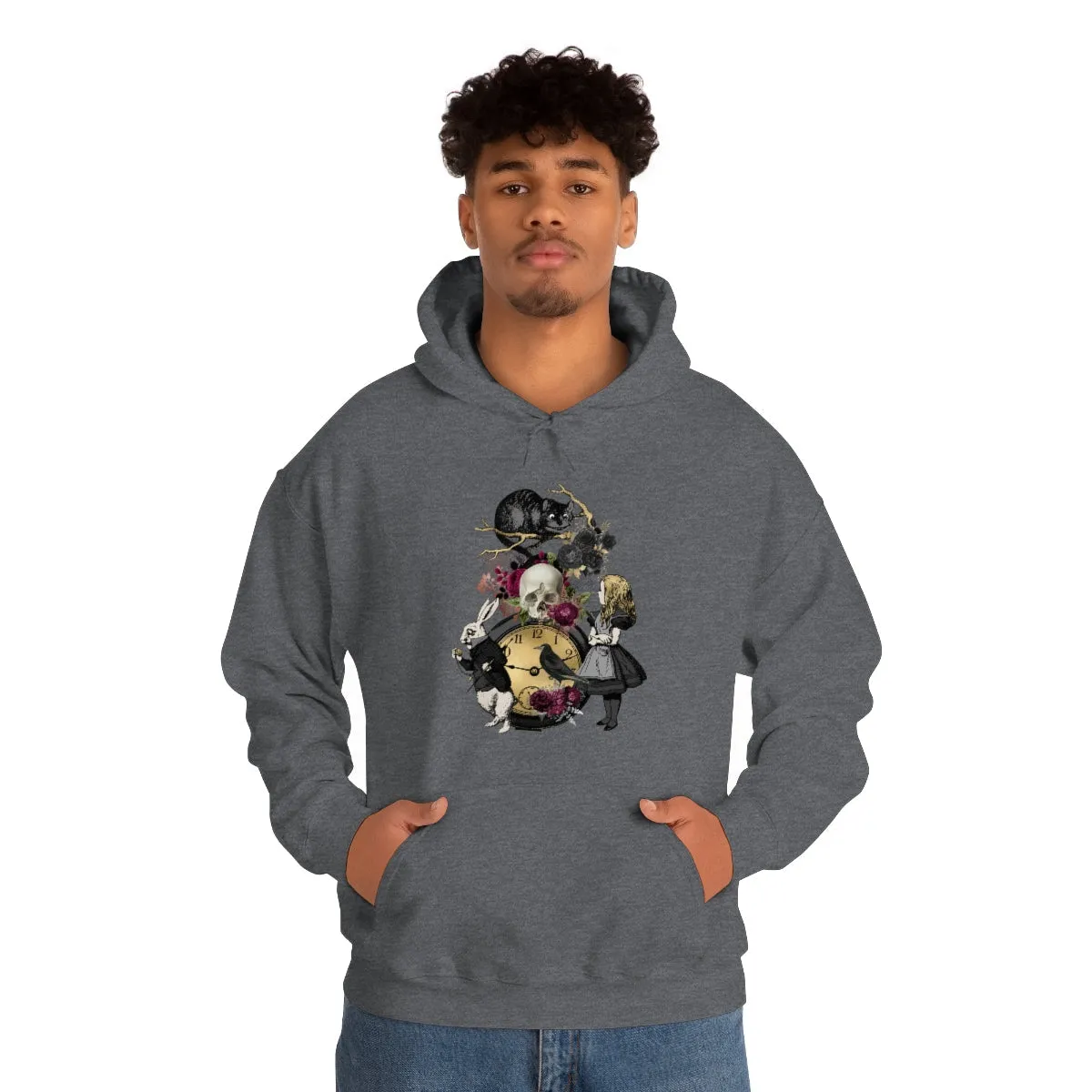 Pullover Hoodies-Alice in Wonderland Gifts 101 Goth Series, Gift Idea
