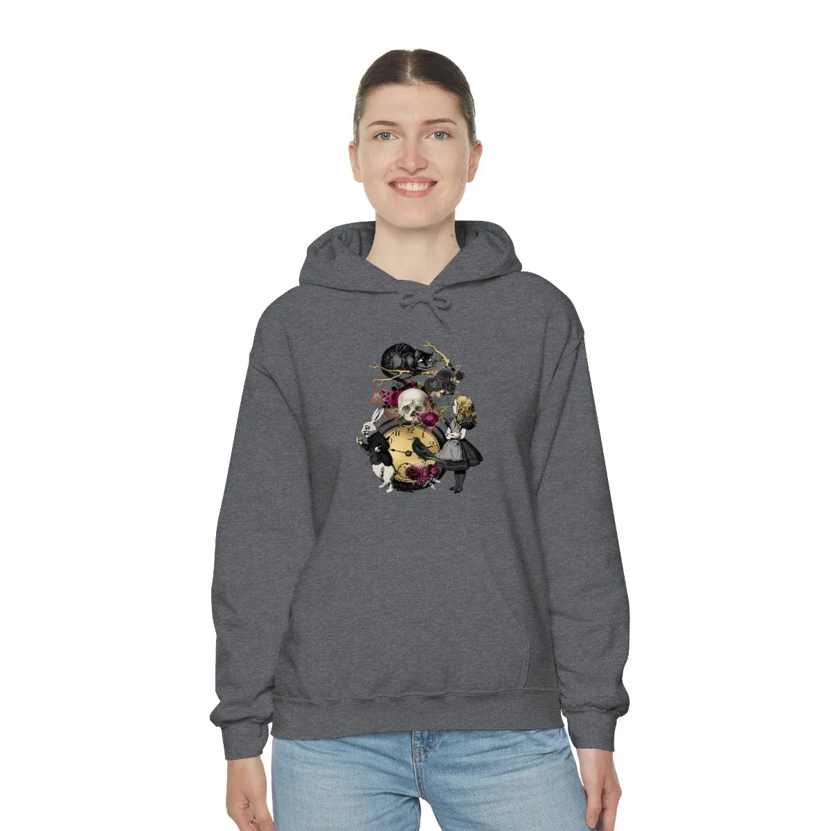 Pullover Hoodies-Alice in Wonderland Gifts 101 Goth Series, Gift Idea