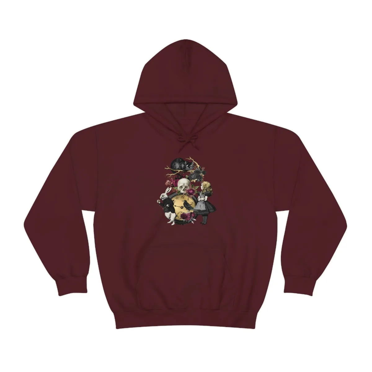 Pullover Hoodies-Alice in Wonderland Gifts 101 Goth Series, Gift Idea