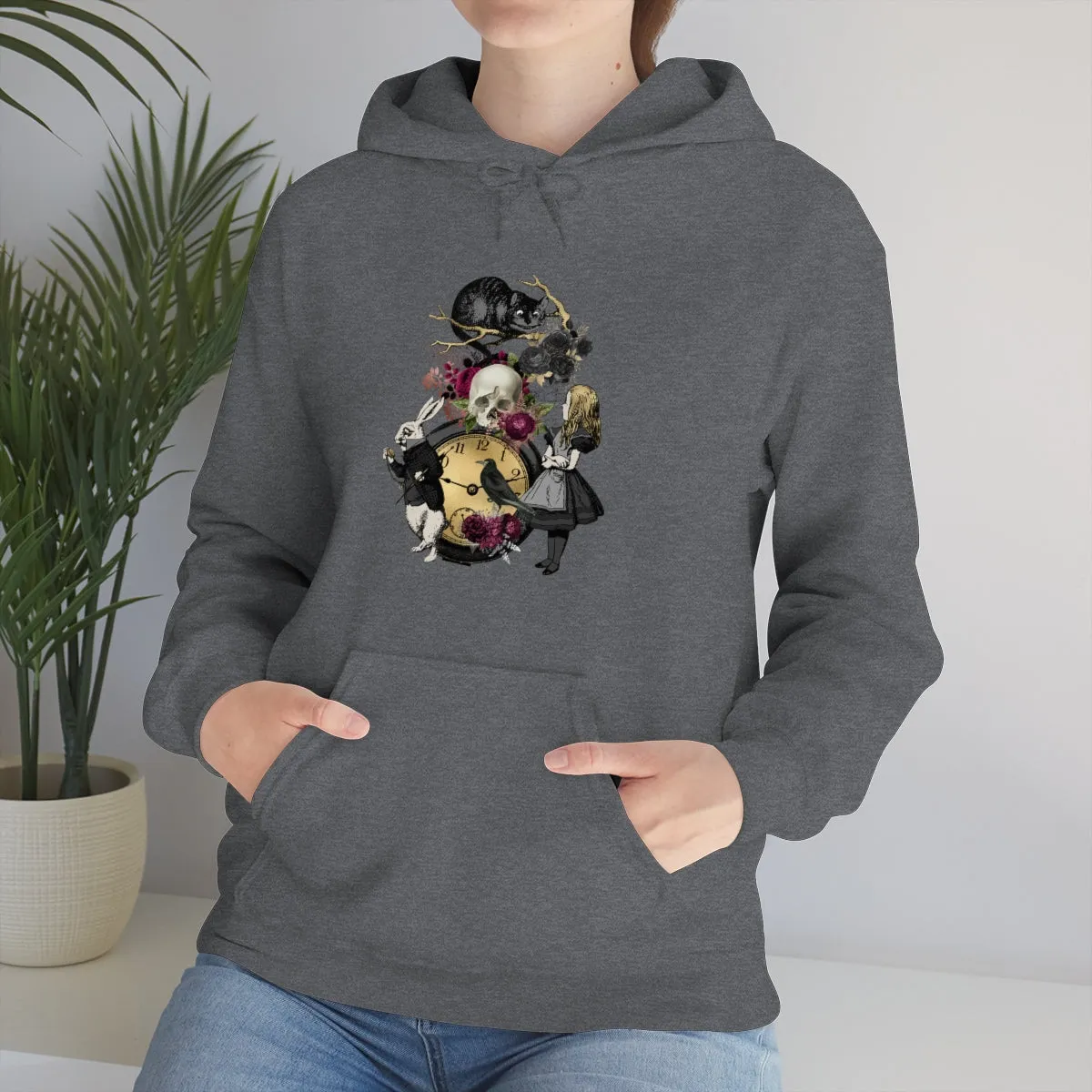 Pullover Hoodies-Alice in Wonderland Gifts 101 Goth Series, Gift Idea