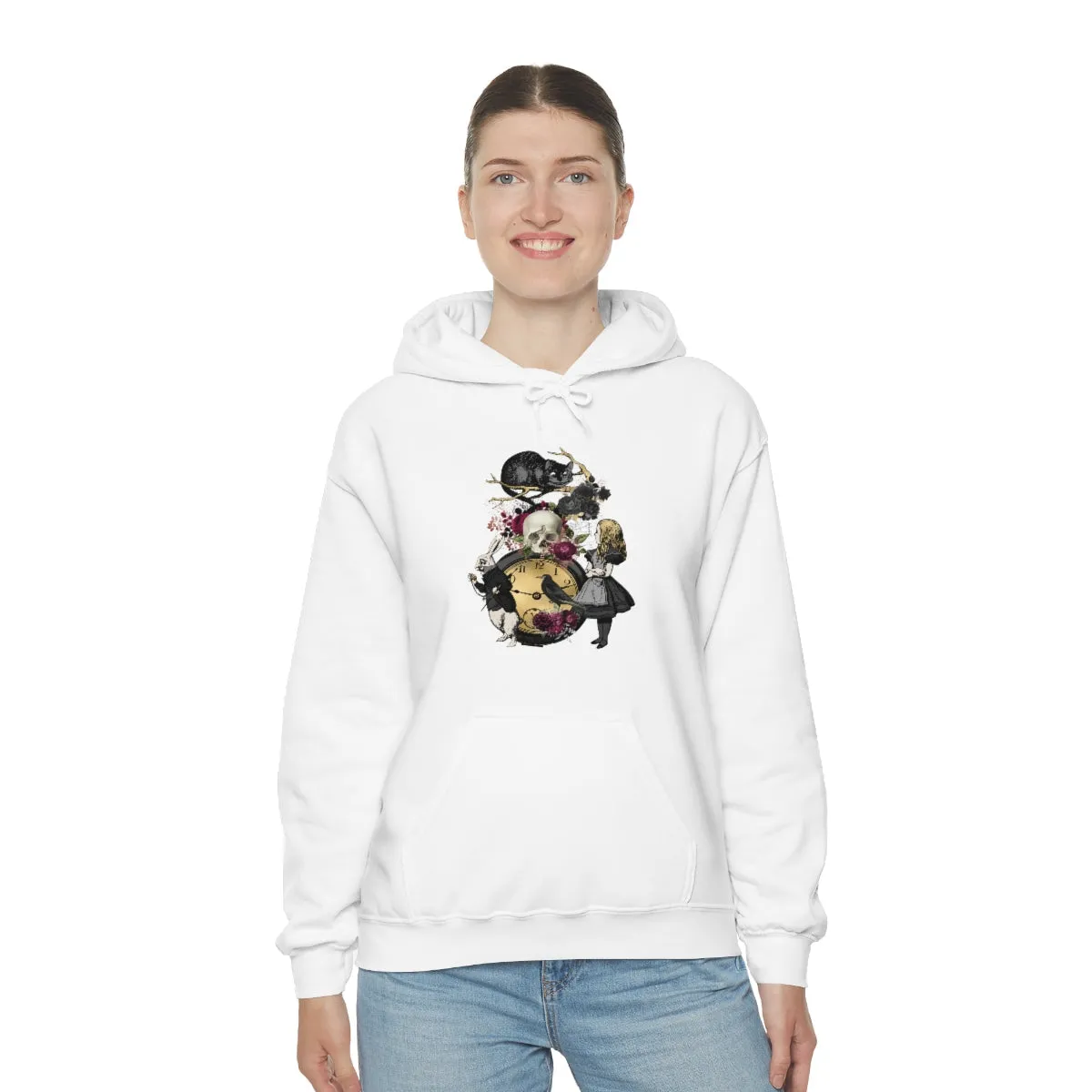 Pullover Hoodies-Alice in Wonderland Gifts 101 Goth Series, Gift Idea