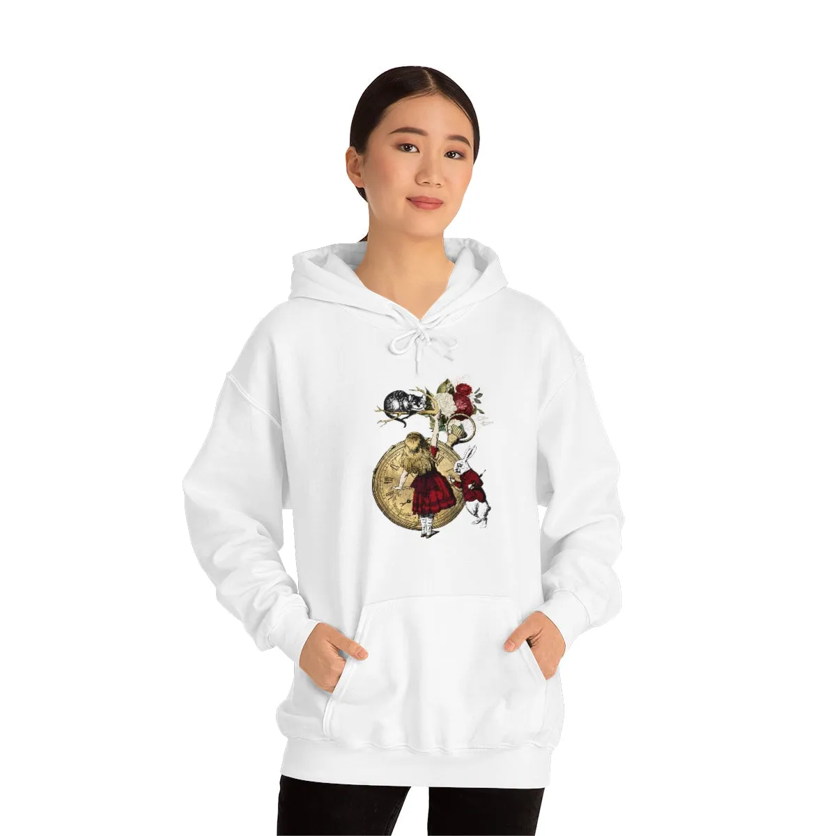 Pullover Hoodies-Alice in Wonderland Gifts 34 Red Series, Gift Idea