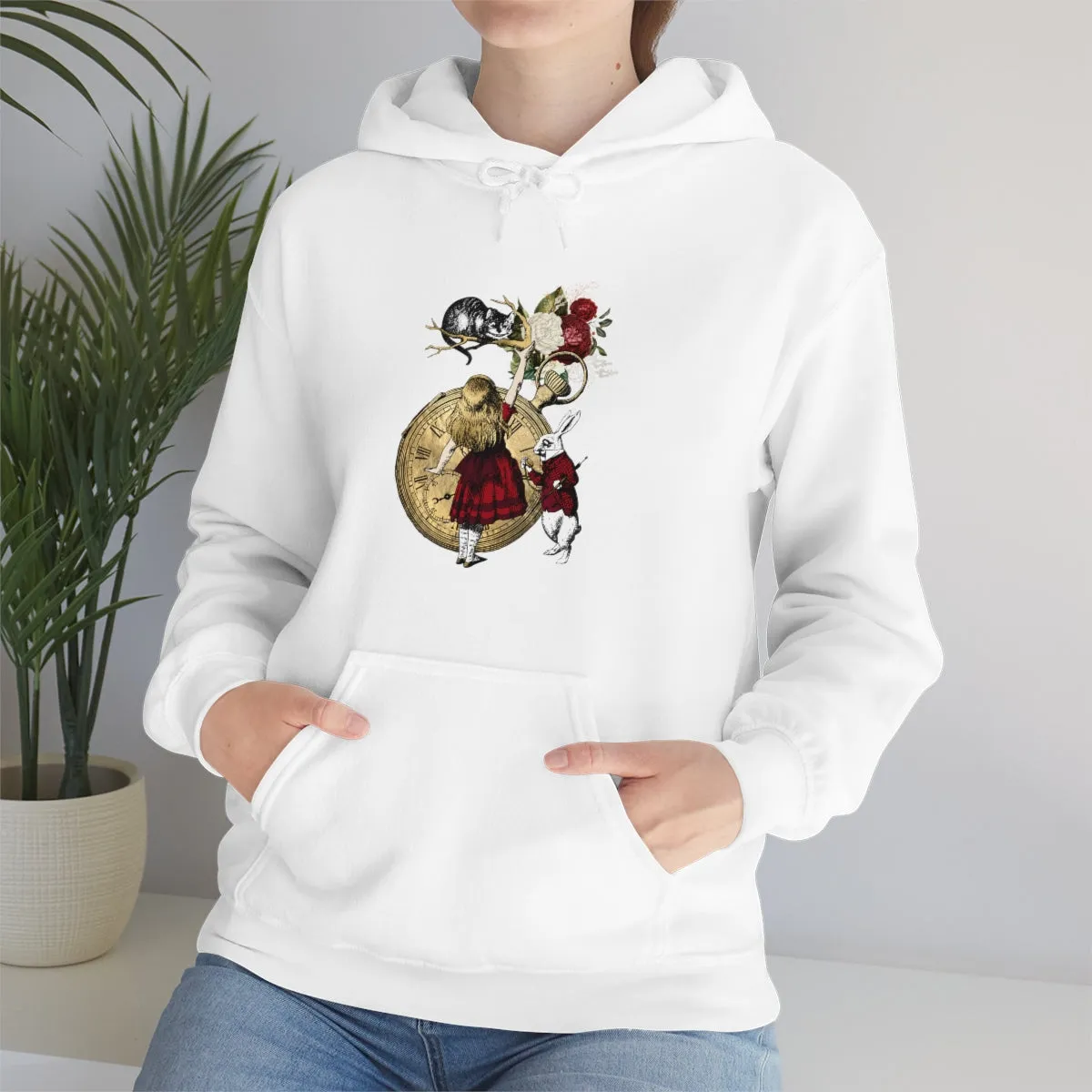 Pullover Hoodies-Alice in Wonderland Gifts 34 Red Series, Gift Idea