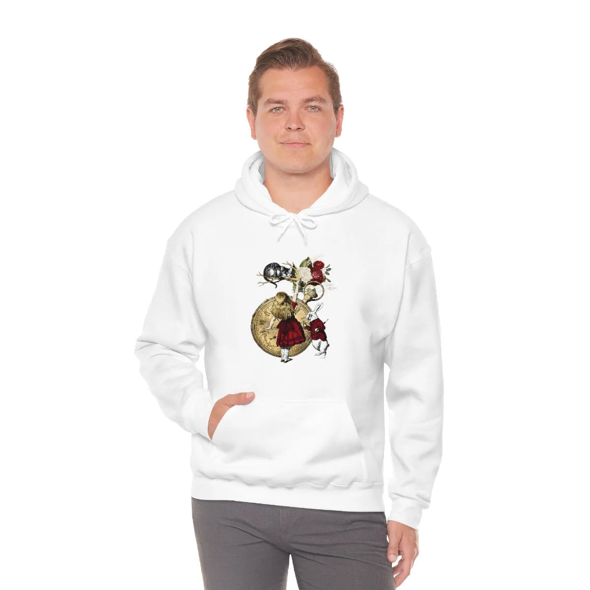 Pullover Hoodies-Alice in Wonderland Gifts 34 Red Series, Gift Idea