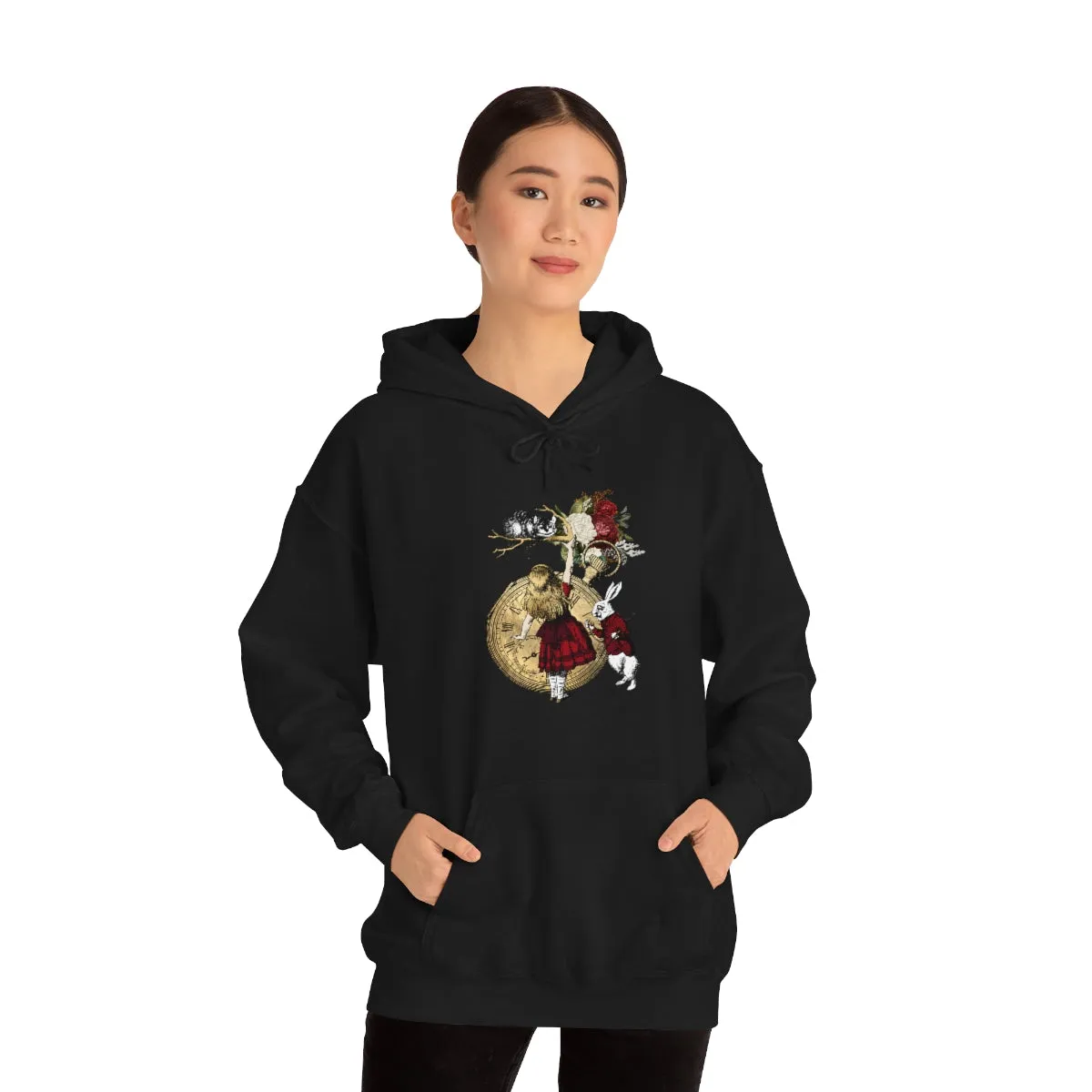 Pullover Hoodies-Alice in Wonderland Gifts 34 Red Series, Gift Idea